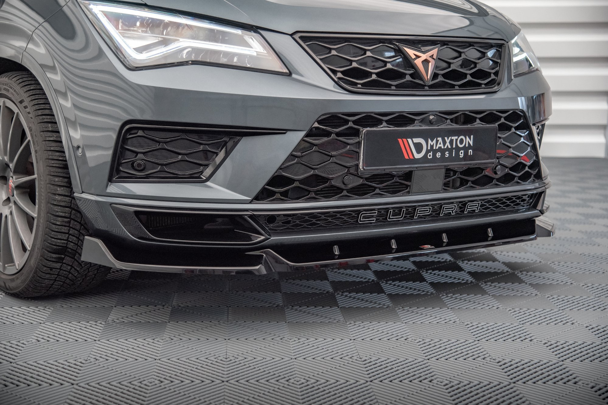 Etusplitteri (V1) Cupra Ateca Mk1, Maxton-3