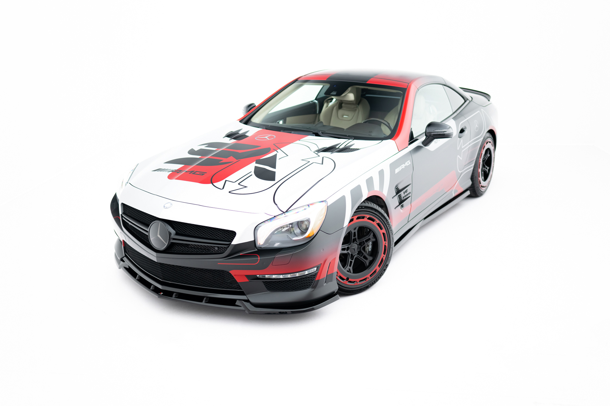 Etusplitteri (V1) Mercedes-Benz SL 63 AMG R231, Maxton-2