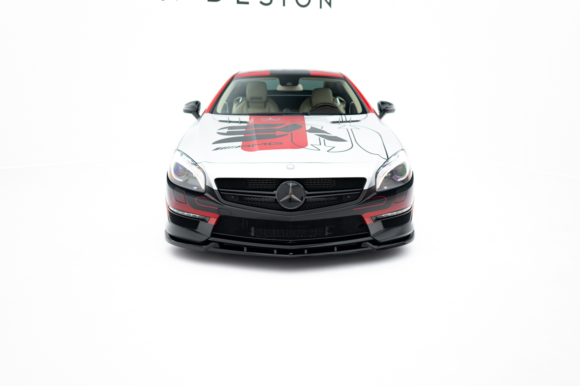 Etusplitteri (V1) Mercedes-Benz SL 63 AMG R231, Maxton-4