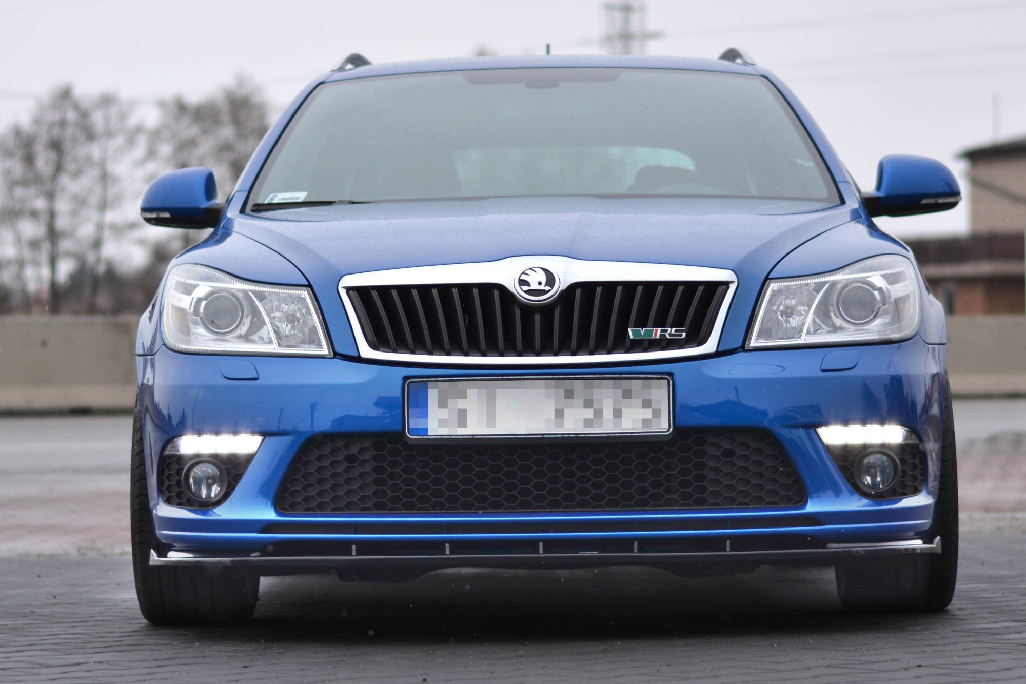 Etusplitteri (V1) Skoda Octavia RS Mk2 FL, Maxton-3
