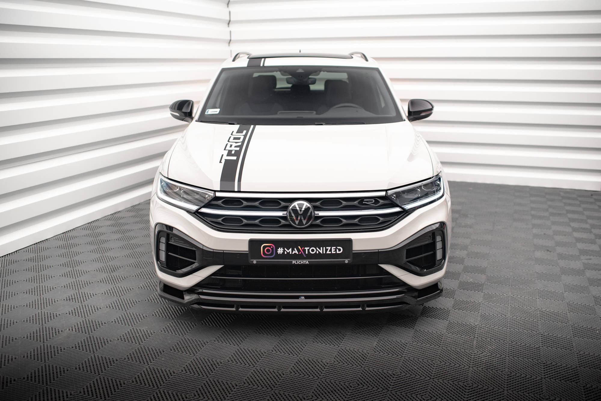 Etusplitteri (V1) Volkswagen T-Roc R / R-Line Mk1 Facelift, Maxton-2