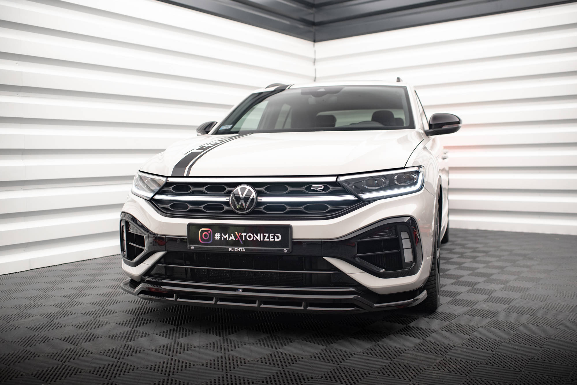 Etusplitteri (V1) Volkswagen T-Roc R / R-Line Mk1 Facelift, Maxton