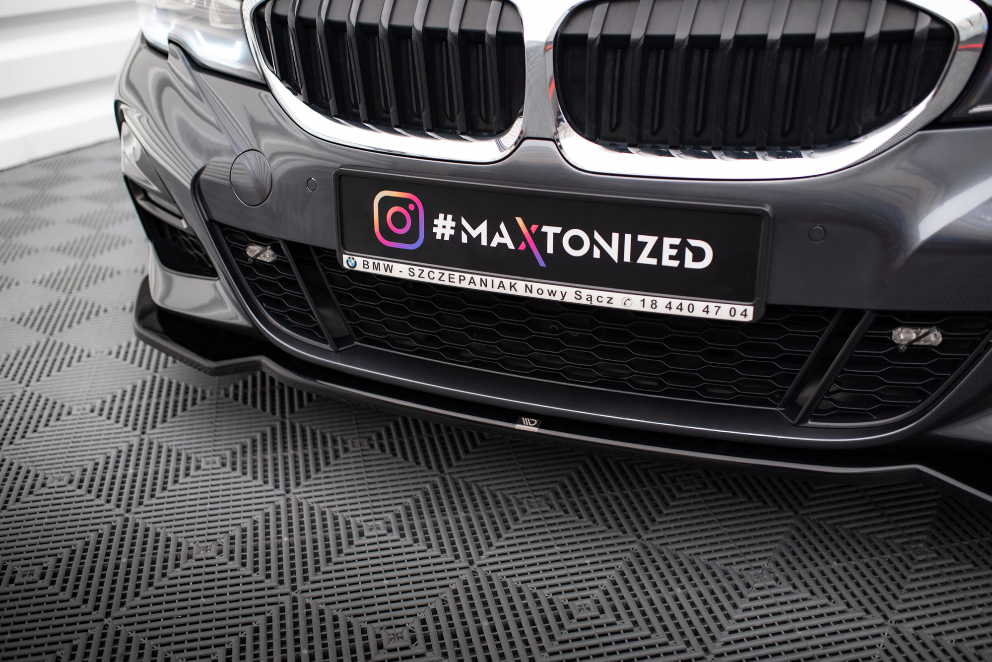 Etusplitteri (V2) BMW 3 M-Pack G20, Maxton-2