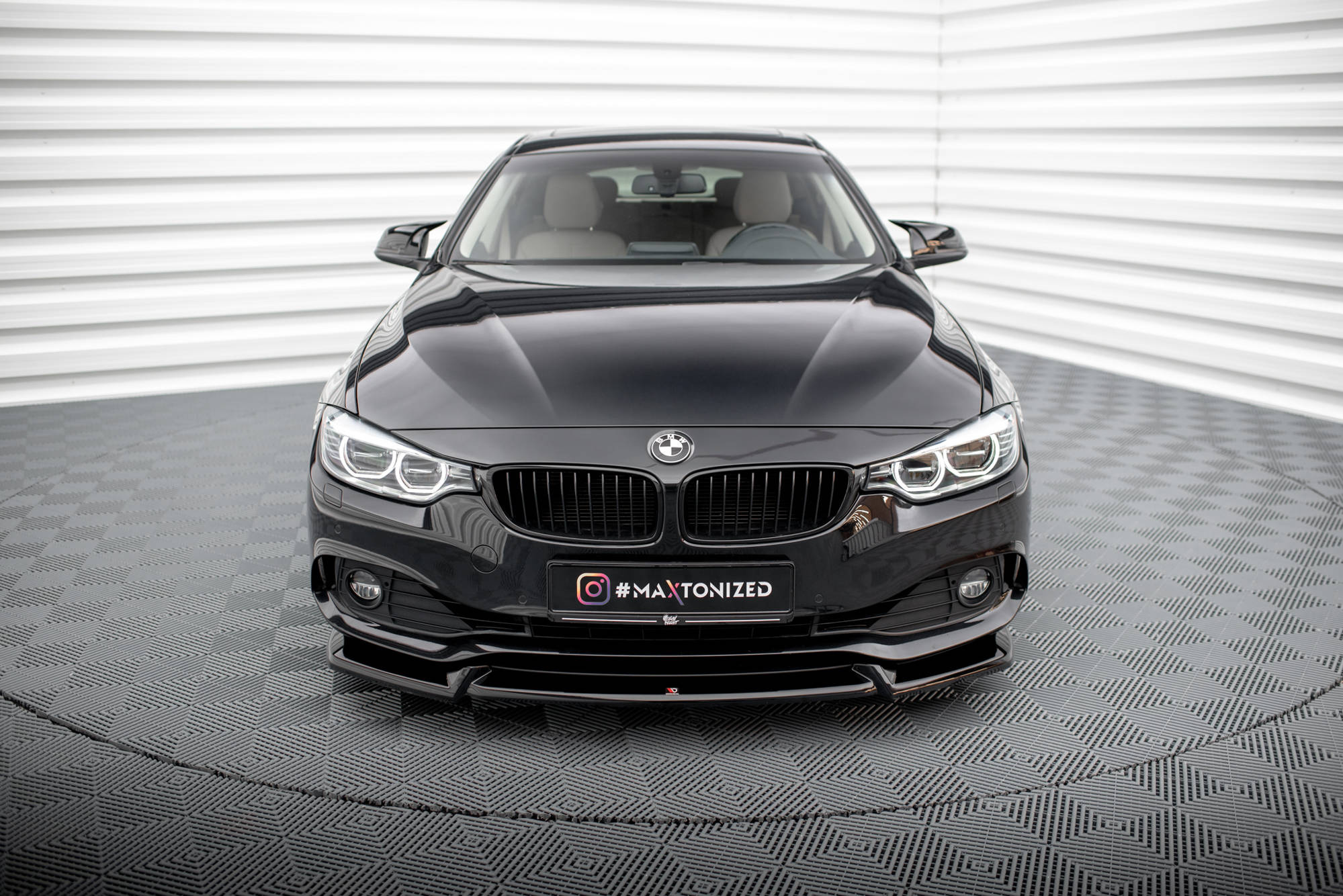Etusplitteri (V2) BMW 4 Coupe / Gran Coupe / Cabrio F32 / F36 / F33, Maxton-2