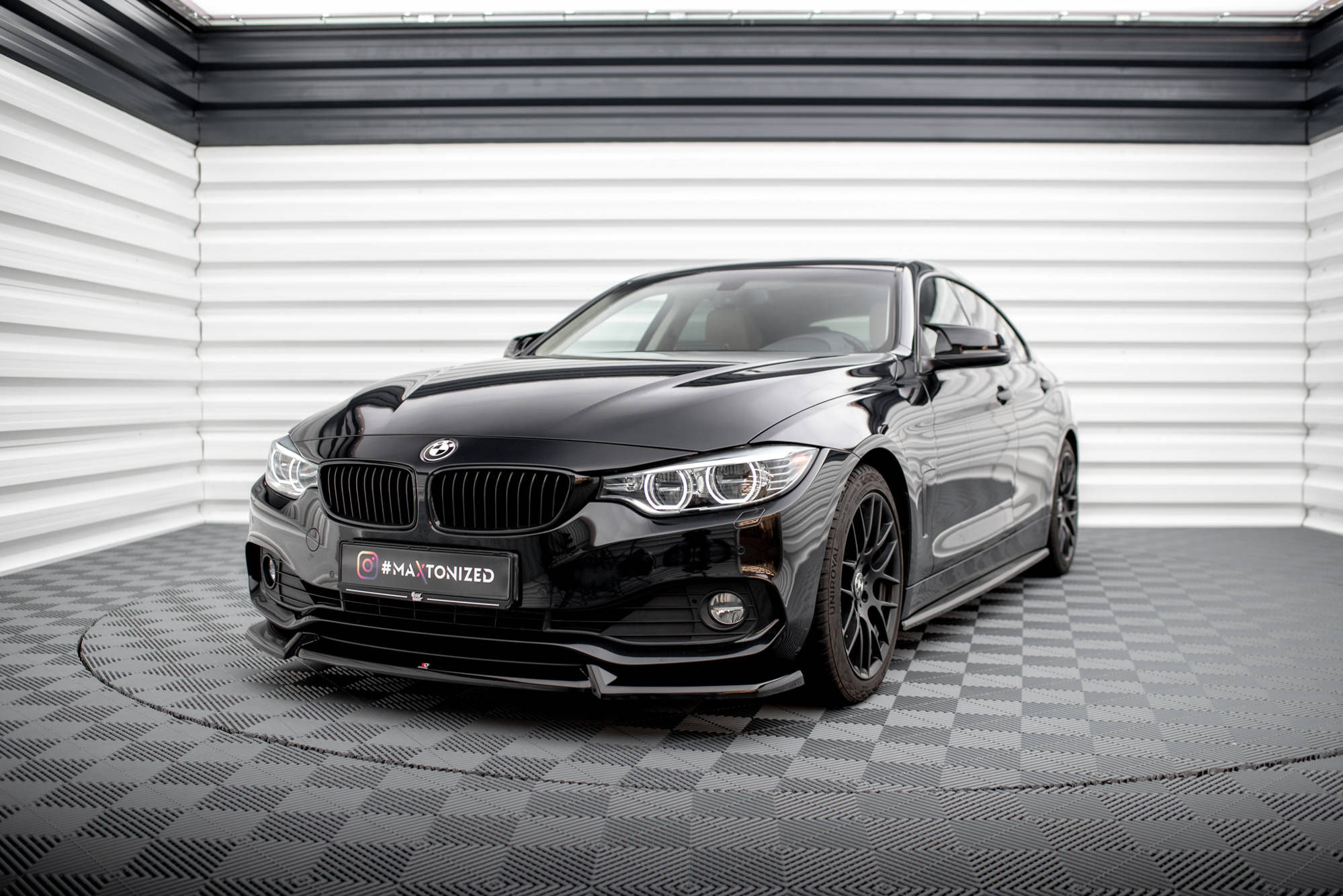 Etusplitteri (V2) BMW 4 Coupe / Gran Coupe / Cabrio F32 / F36 / F33, Maxton