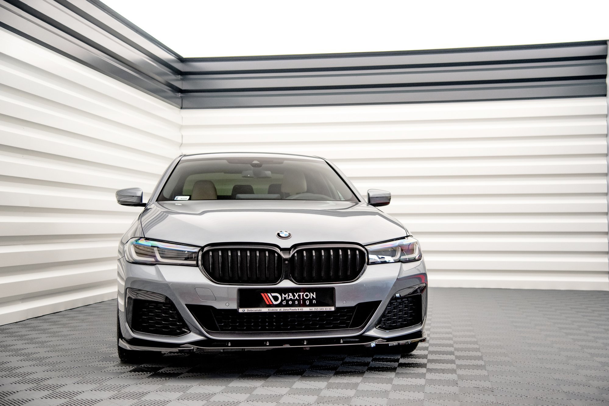 Etusplitteri (V2) BMW 5 M-Pack / M550i / M550d G30 Facelift, Maxton