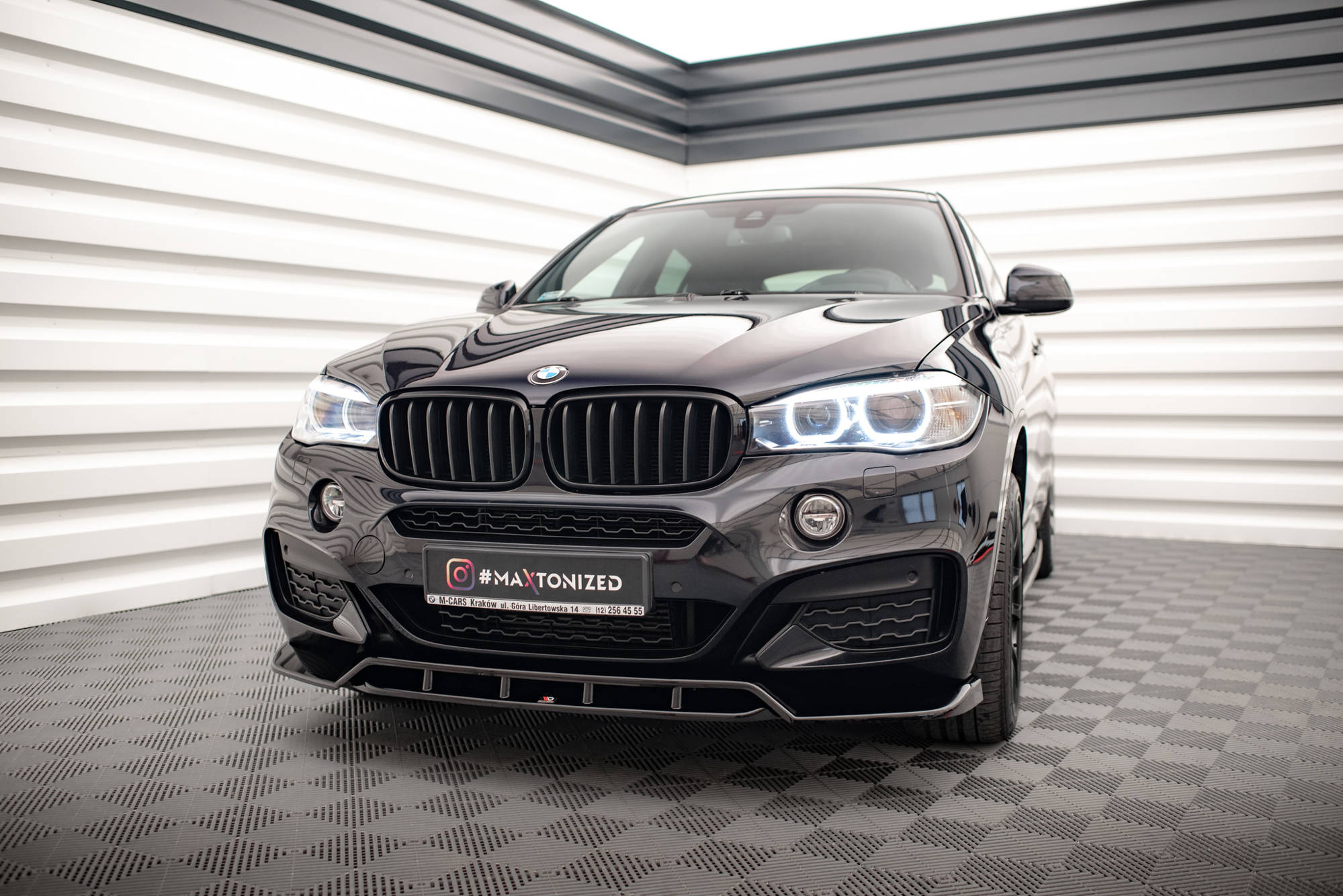 Etusplitteri (V2) BMW X6 M-Pack F16, Maxton