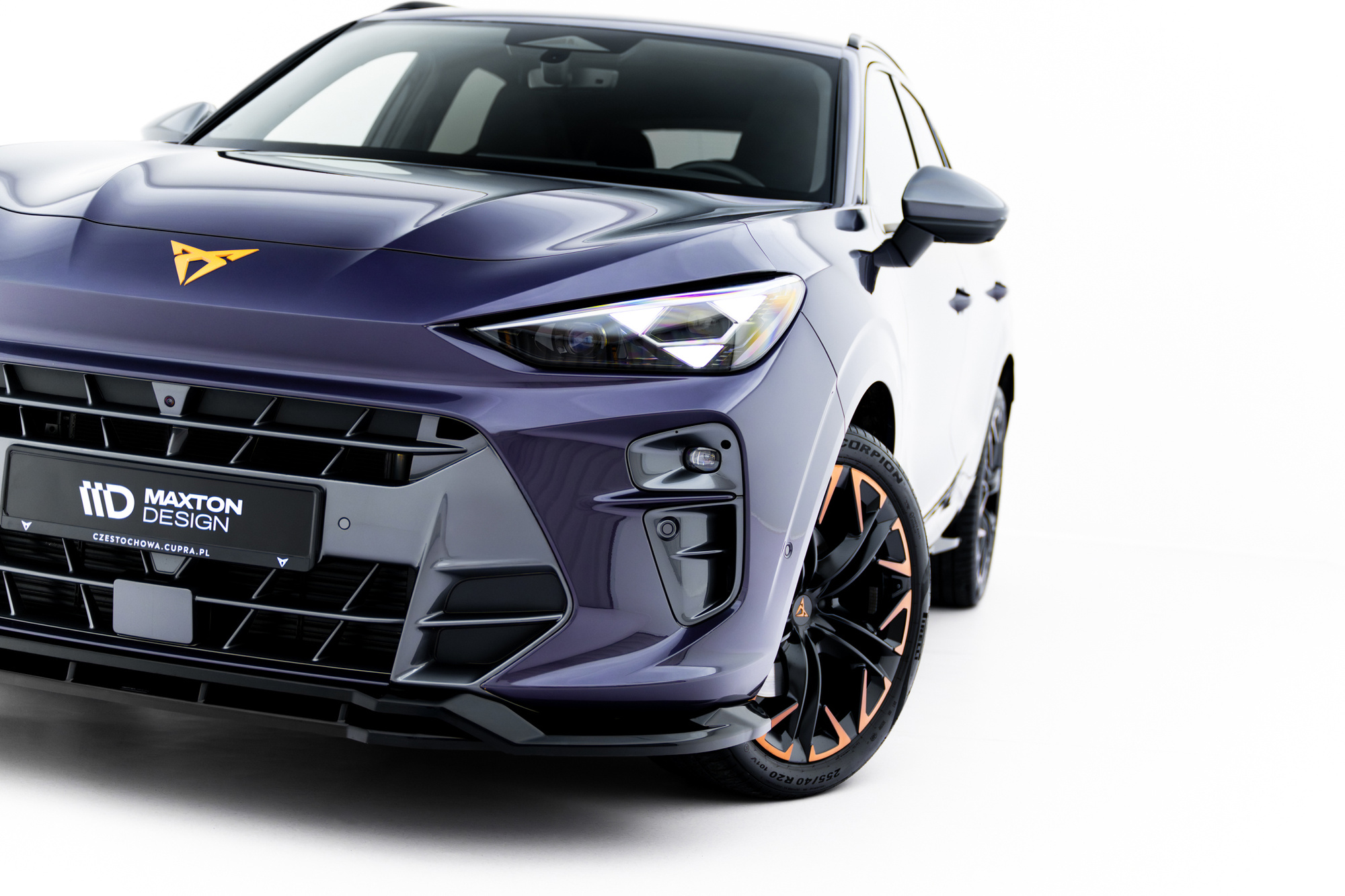 Etusplitteri (V2) Cupra Terramar Mk1, Maxton-2