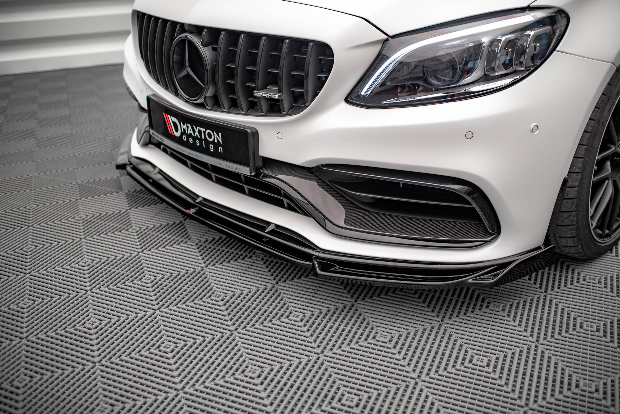 Etusplitteri (V2) Mercedes-AMG C63 Coupe AMG Aero Pack C205 Facelift, Maxton-2