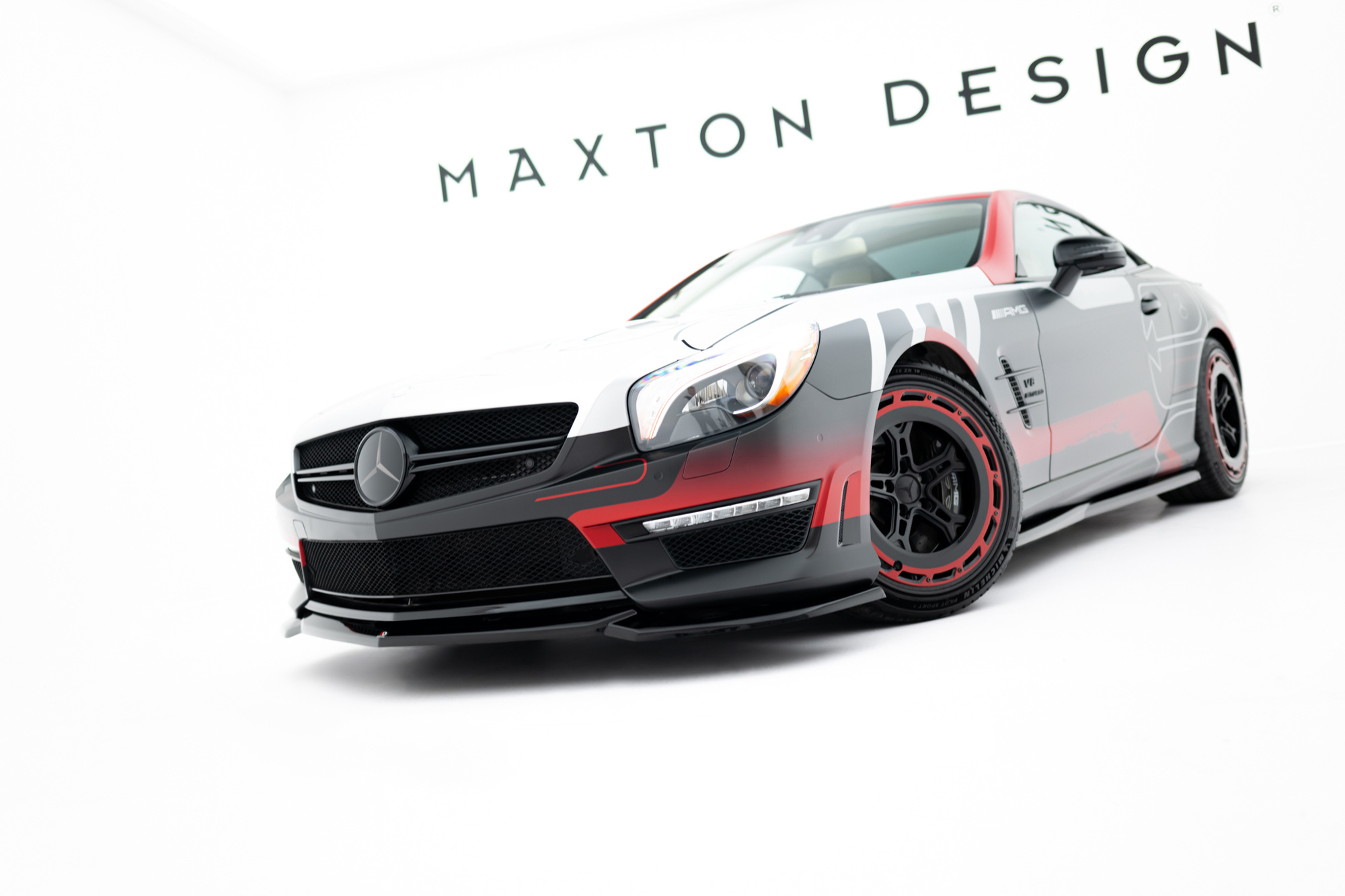 Etusplitteri (V2) Mercedes-Benz SL 63 AMG R231, Maxton-4