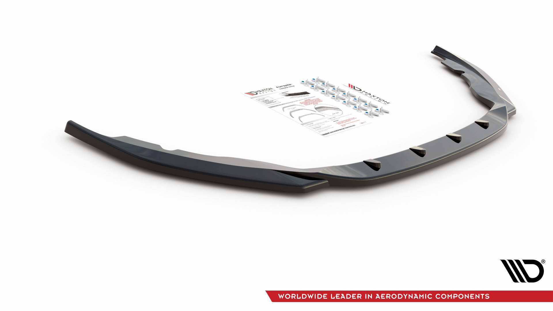 Etusplitteri (V2) Skoda Fabia Mk3, Maxton-3