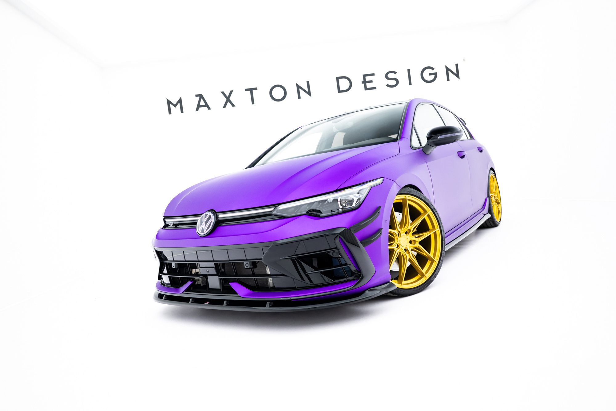 Etusplitteri (V2) Volkswagen Golf R Mk8 Facelift, Maxton