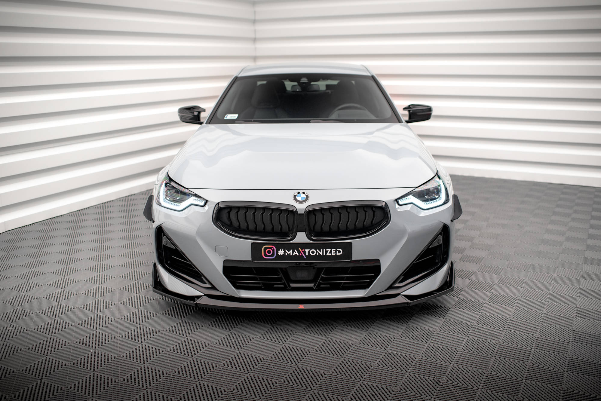 Etusplitteri (V3) BMW 2 Coupe M-Pack / M240i G42, Maxton-2