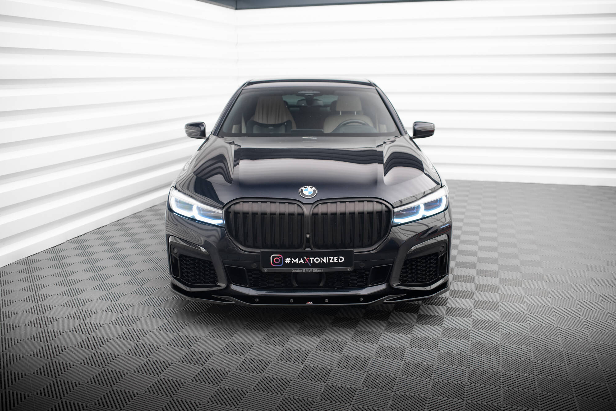 Etusplitteri (V3) BMW 7 M-Pack G11 / G12 Facelift, Maxton-2