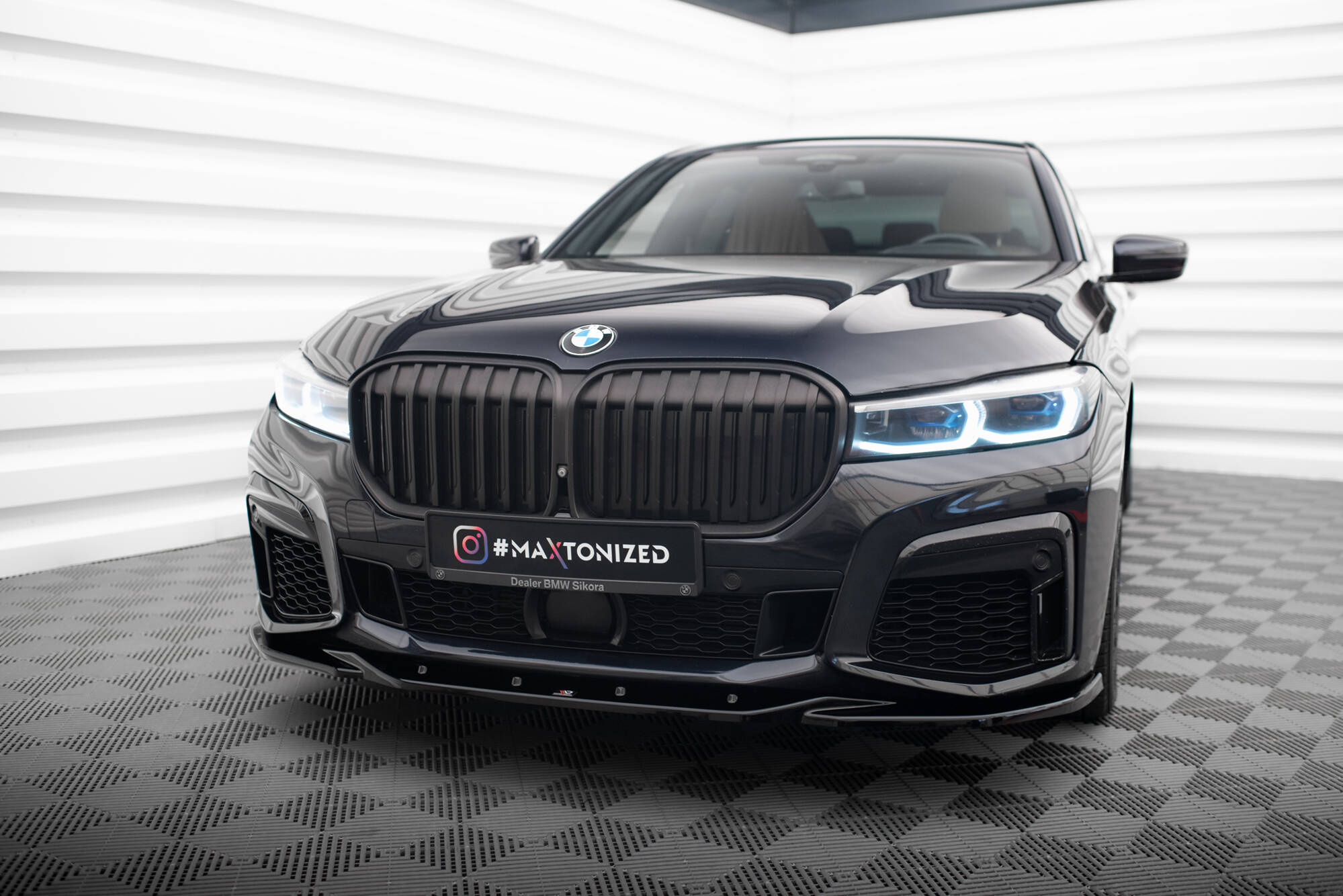 Etusplitteri (V3) BMW 7 M-Pack G11 / G12 Facelift, Maxton