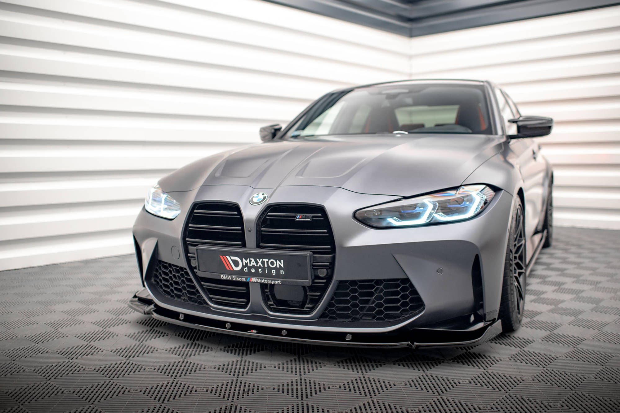 Etusplitteri (V3) BMW M3 Sedan / Touring G80 / G81, Maxton