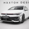 Etusplitteri (V3) + Levikelipat Volkswagen Golf GTI / GTE / R-Line Mk8 Facelift, Maxton