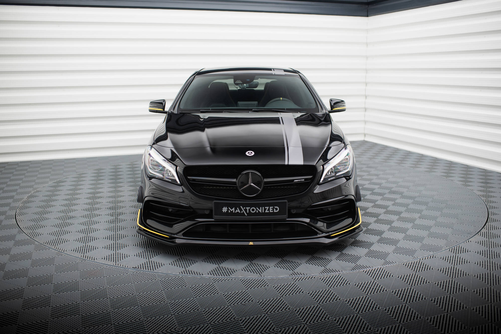 Etusplitteri (V3) Mercedes-AMG CLA 45 Aero C117 Facelift, Maxton-2