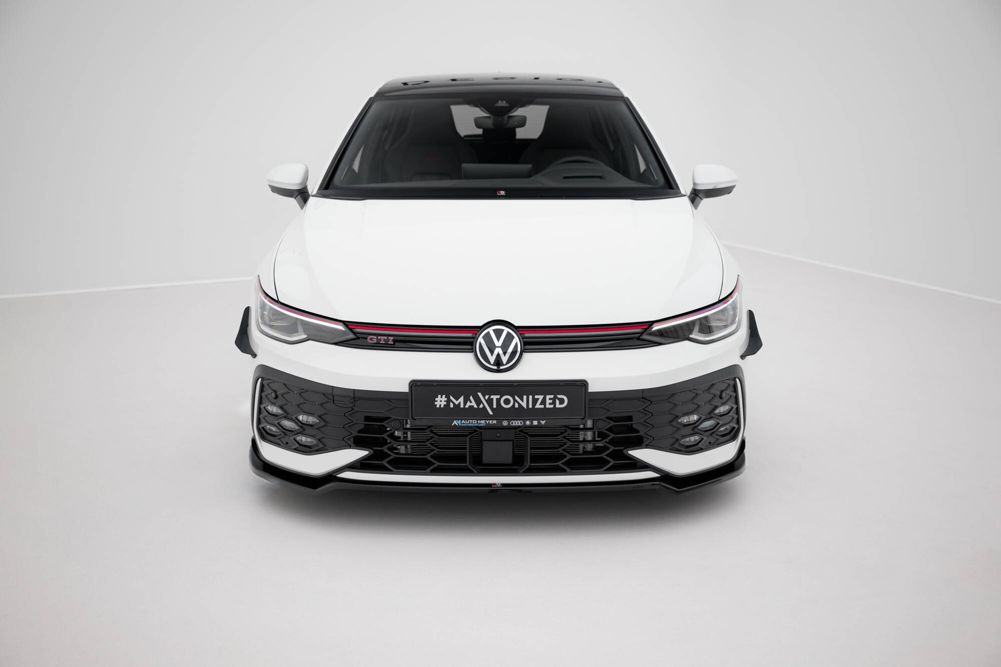 Etusplitteri (V3) Volkswagen Golf GTI / GTE / R-Line Mk8 Facelift, Maxton-2