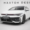 Etusplitteri (V3) Volkswagen Golf GTI / GTE / R-Line Mk8 Facelift, Maxton