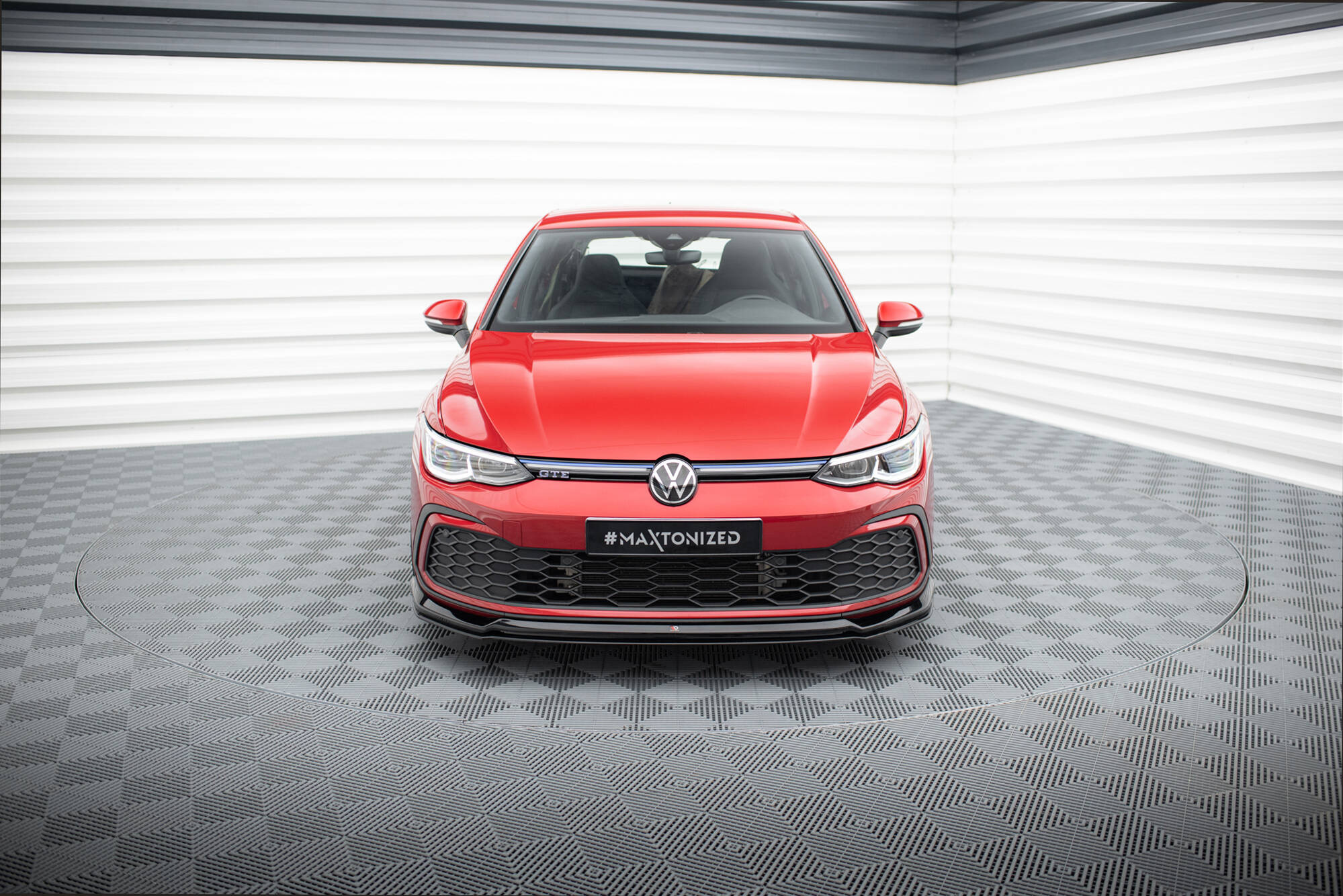Etusplitteri (V6) Volkswagen Golf GTI / GTE / GTD / R-Line Mk8, Maxton-2