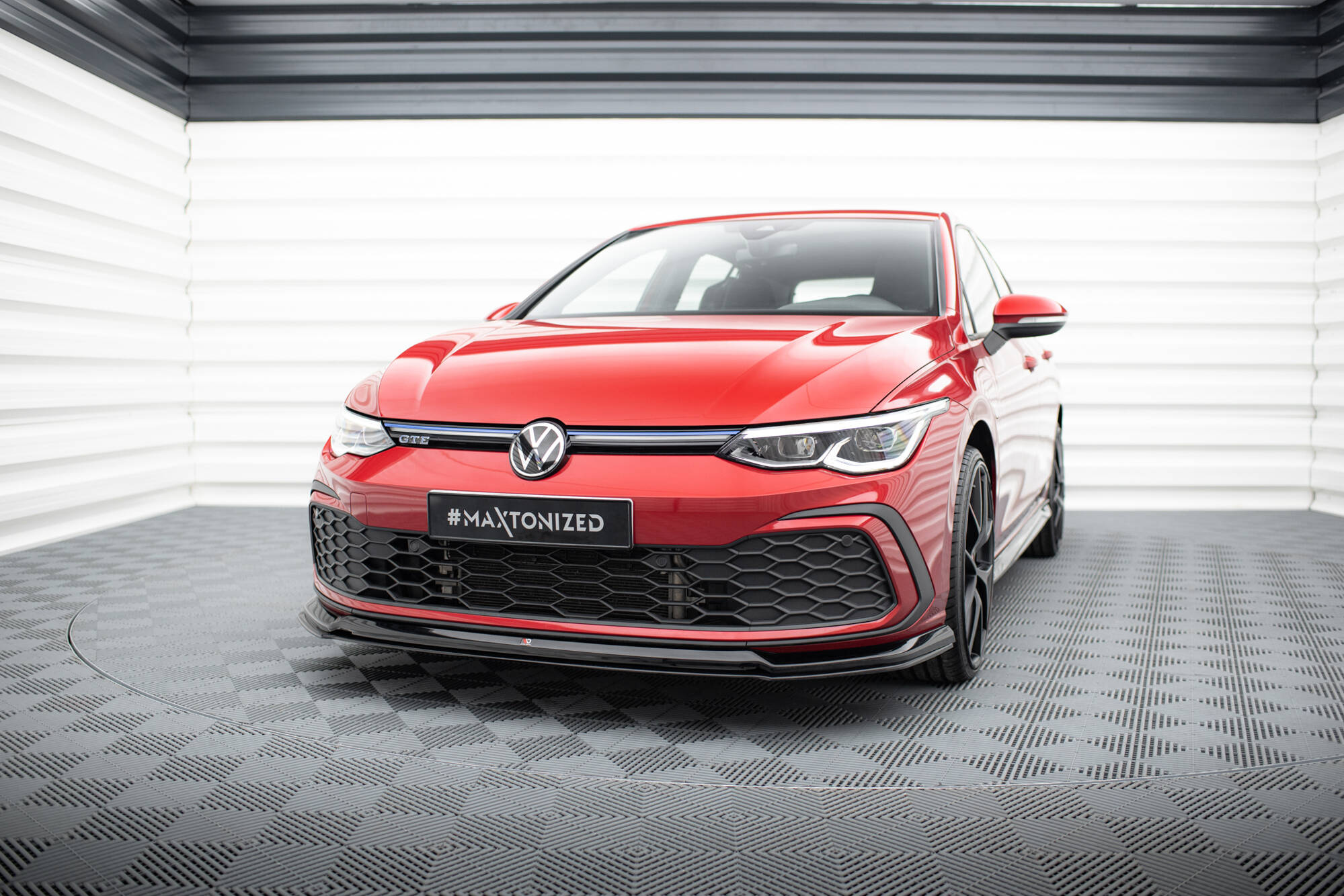 Etusplitteri (V6) Volkswagen Golf GTI / GTE / GTD / R-Line Mk8, Maxton