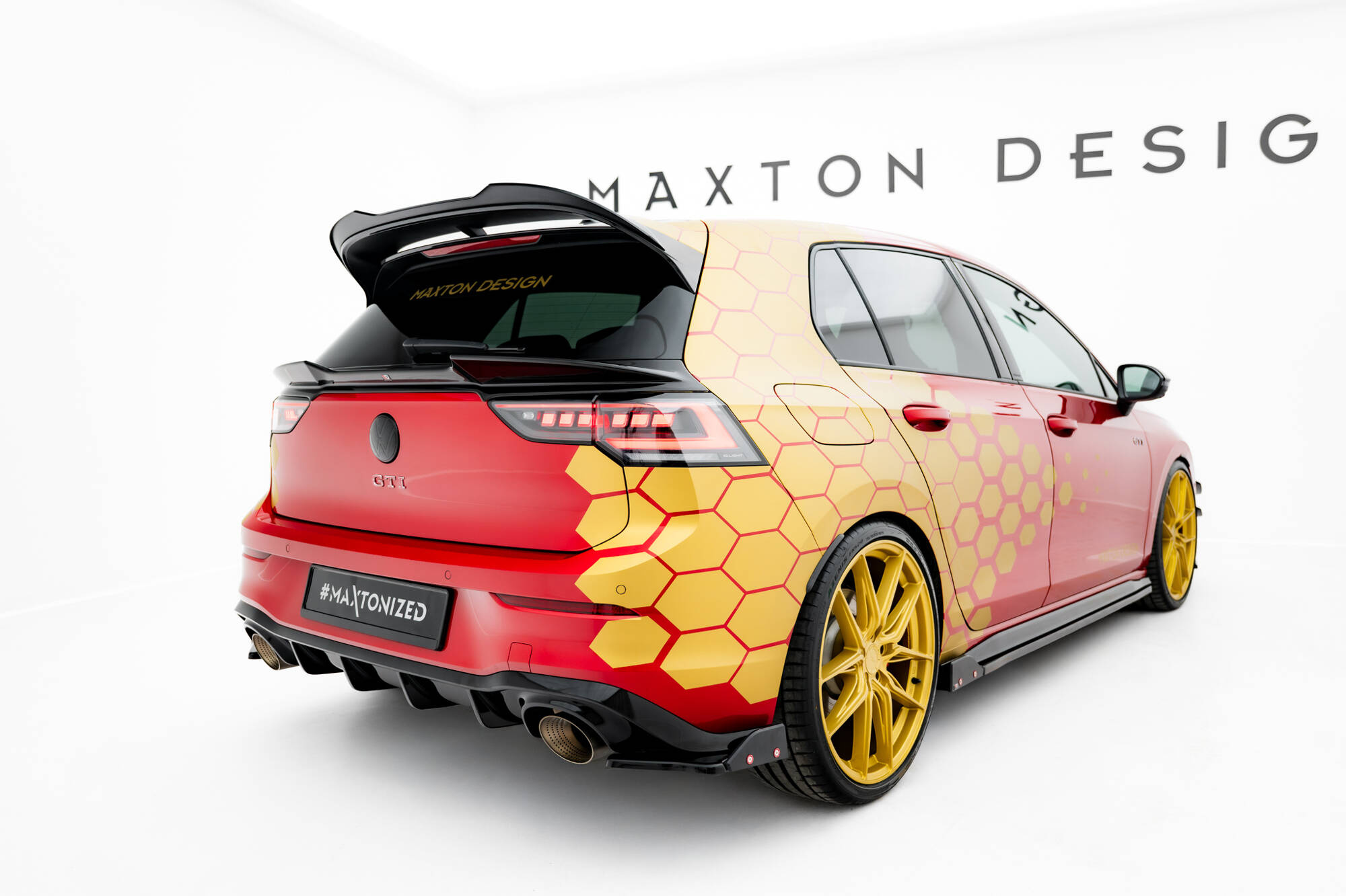 Alempi spoilerilippa 3D Volkswagen Golf GTI / R / R-Line / GTE / GTD Mk8, Maxton-2