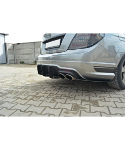 Takadiffuusori ja sivusplitterit Mercedes-Benz C Sedan / Estate AMG-Line W204 / S204, Maxton