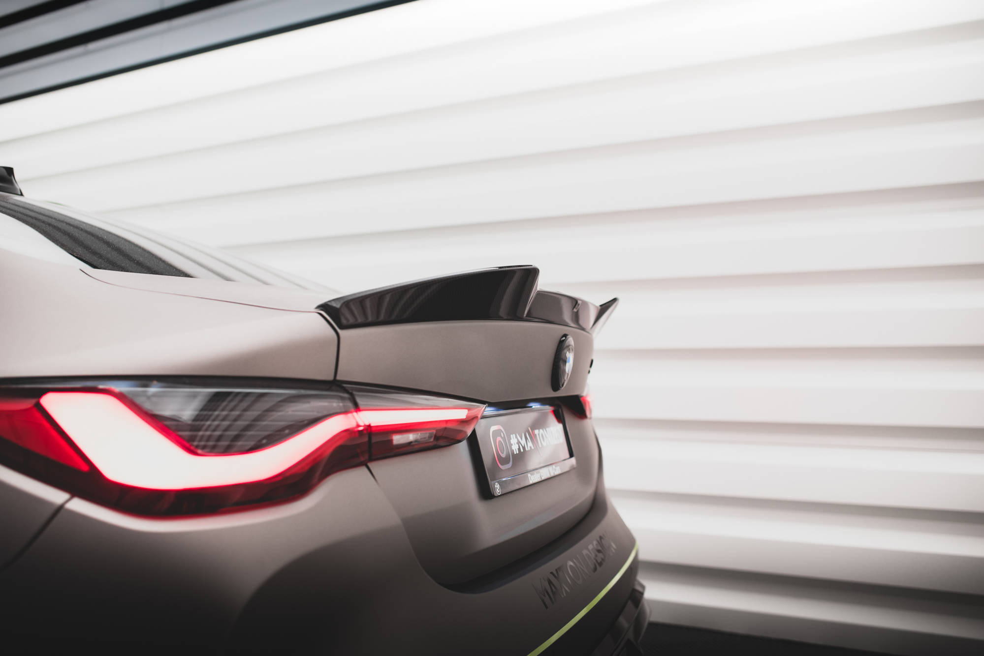 Hiilikuitu Tailgate Spoileri BMW M4 G82 / 4serie M-Pack G22, Maxton-4