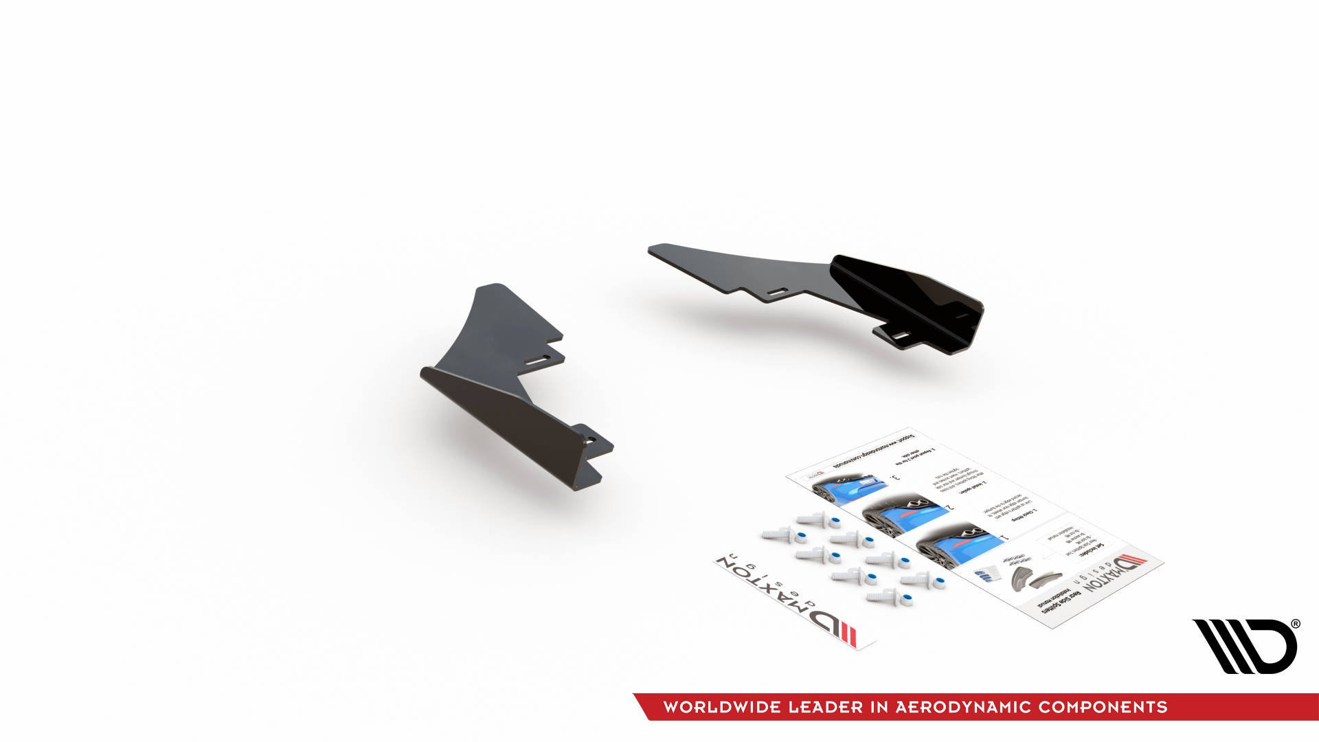 Rear Sivu levikelipat Volkswagen Golf GTI Clubsport Mk8, Maxton-5