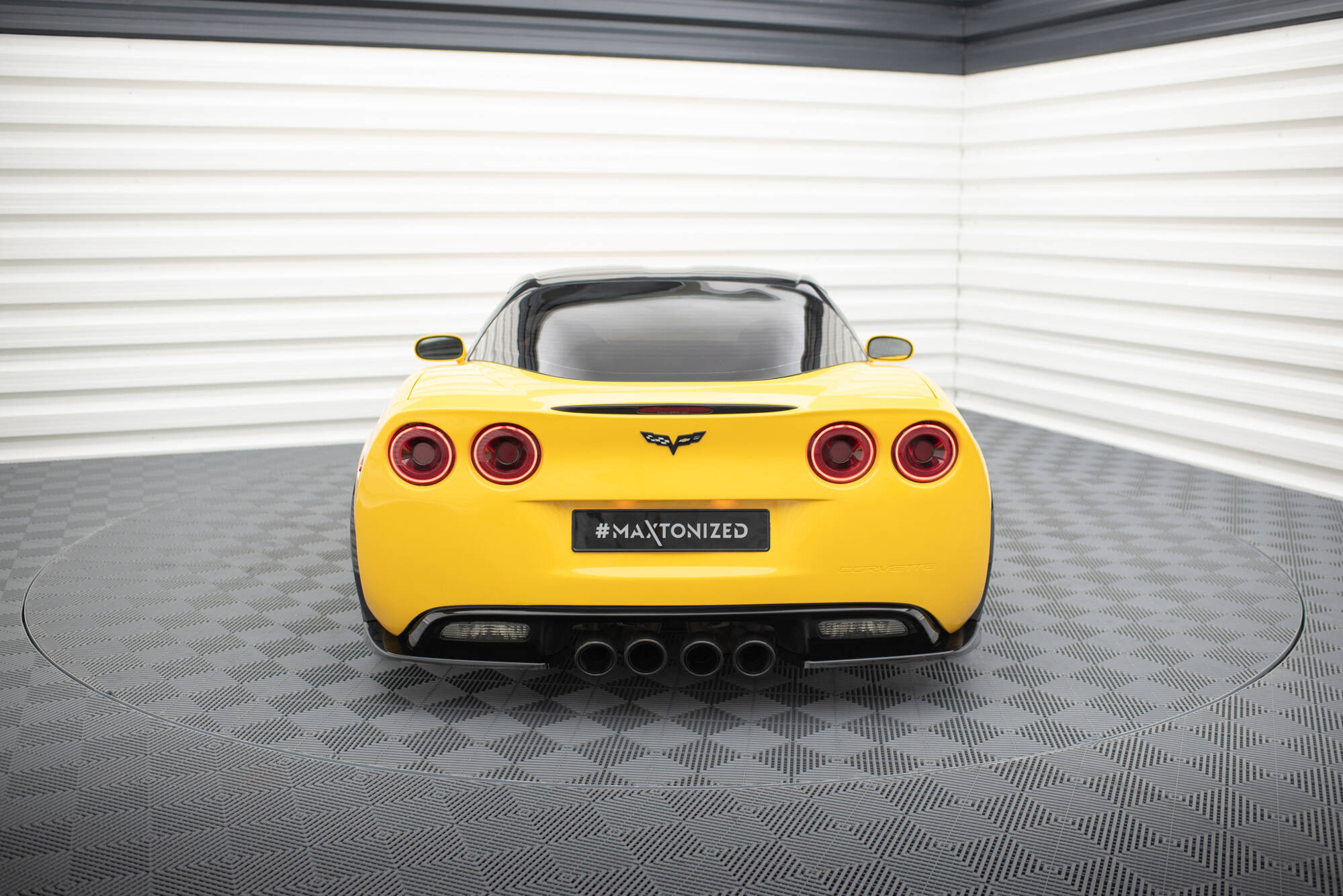 Taka sivusplitterit Chevrolet Corvette Widebody C6, Maxton