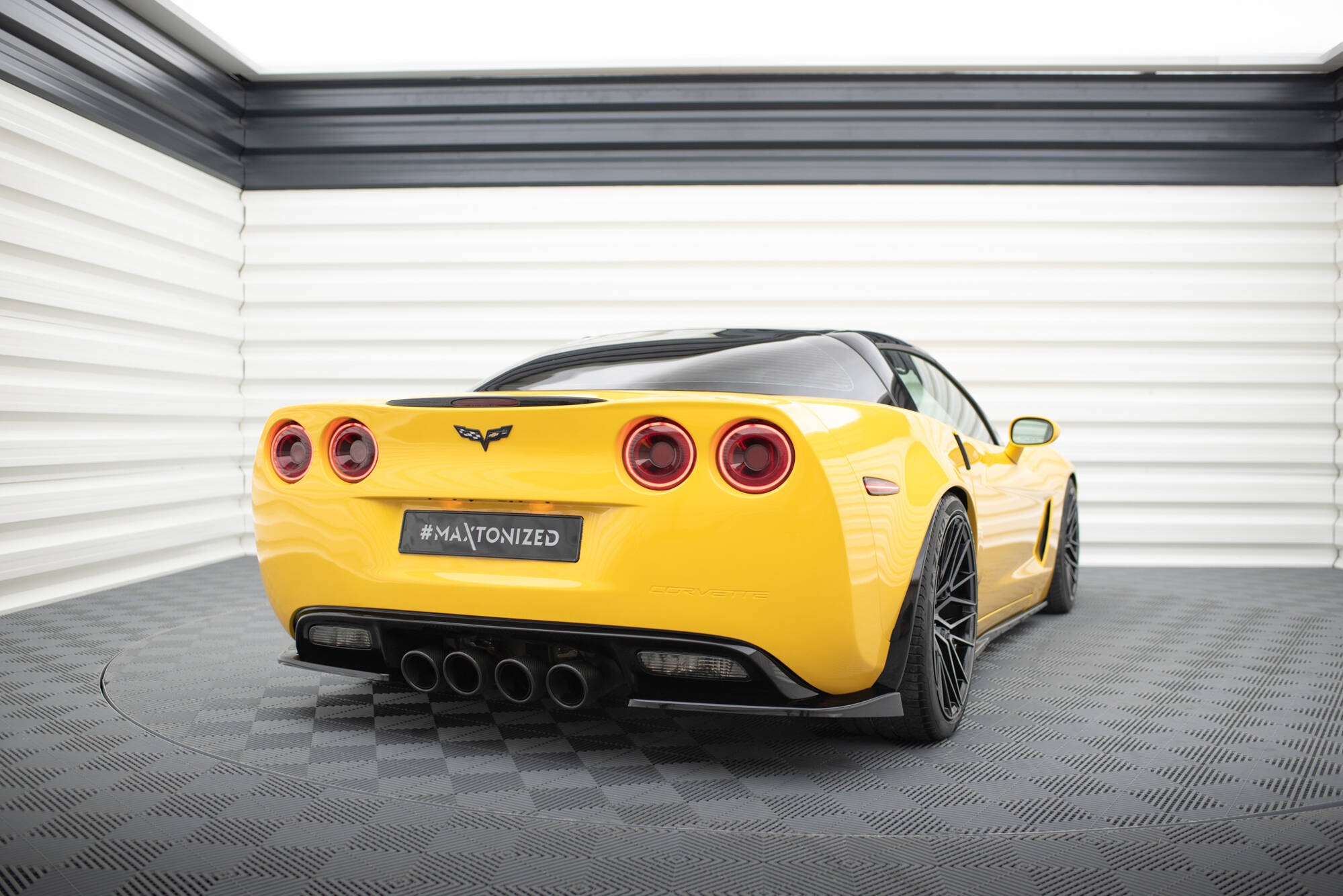 Taka sivusplitterit Chevrolet Corvette Widebody C6, Maxton-3