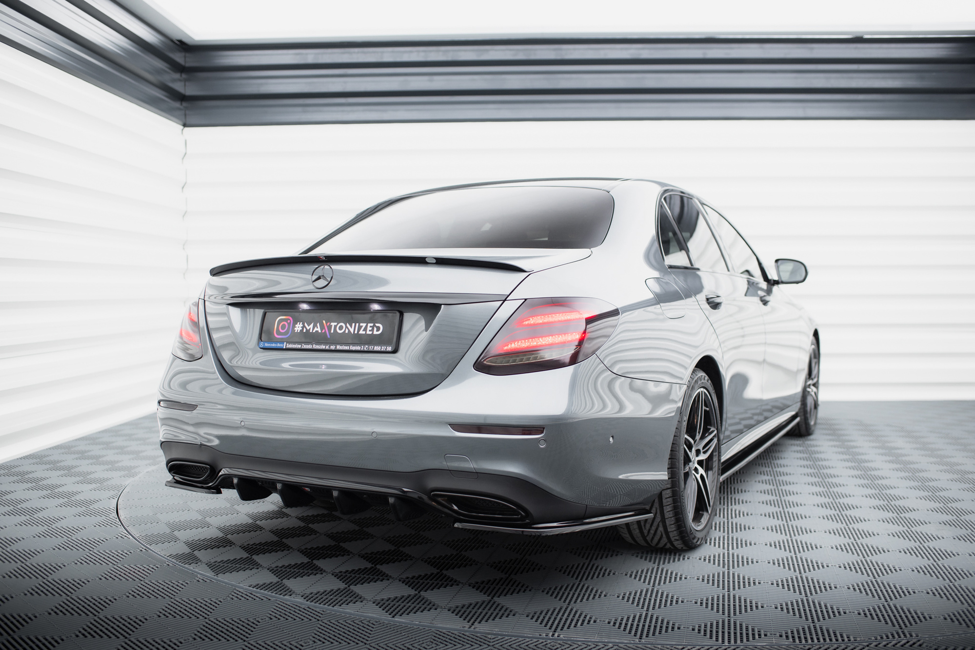 Taka sivusplitterit Mercedes-Benz E43 AMG / AMG-Line Sedan / Estate W213 / S213, Maxton-2
