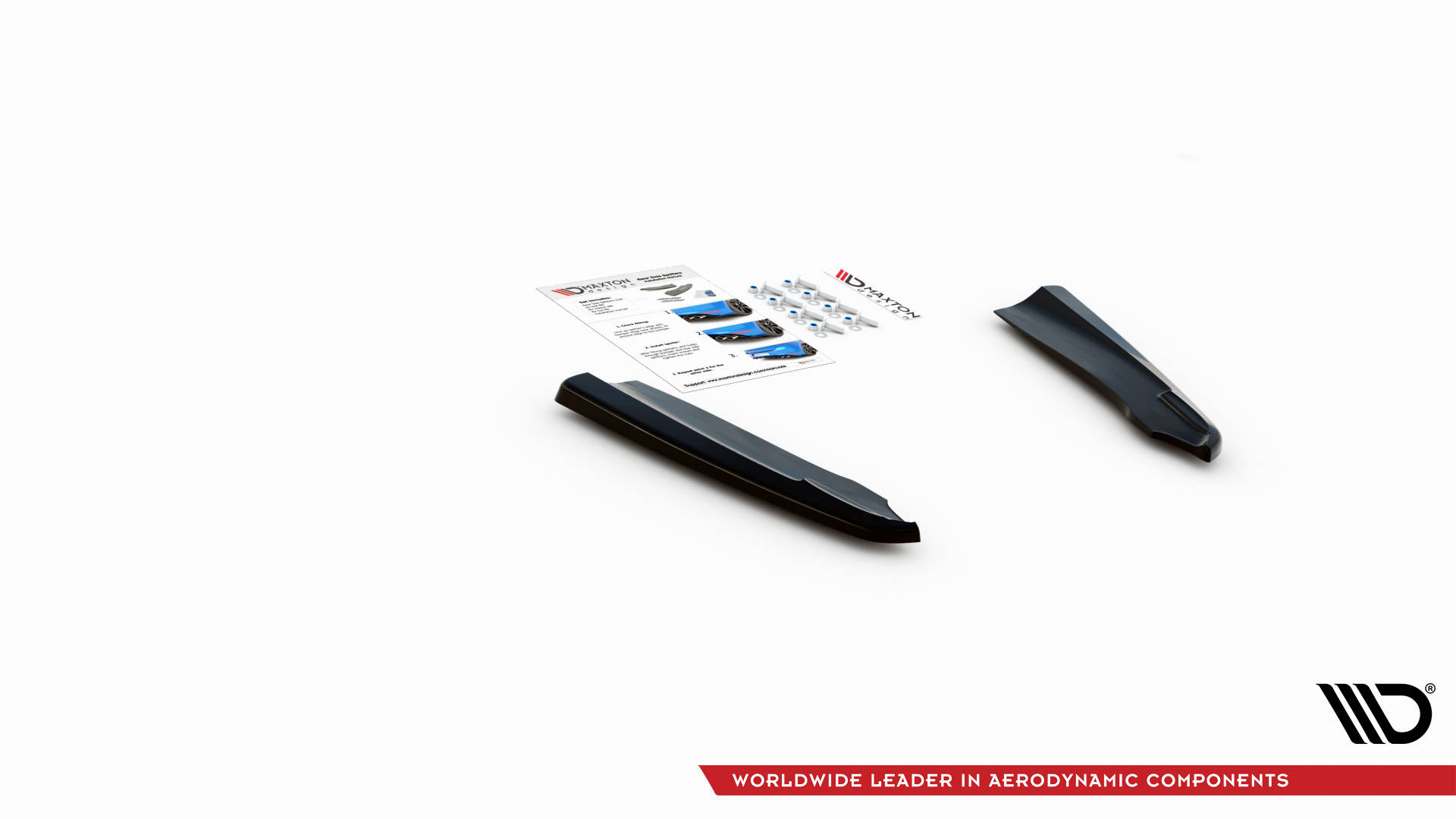 Taka sivusplitterit Mercedes-Benz GLC Coupe AMG-Line C253 Facelift, Maxton-3