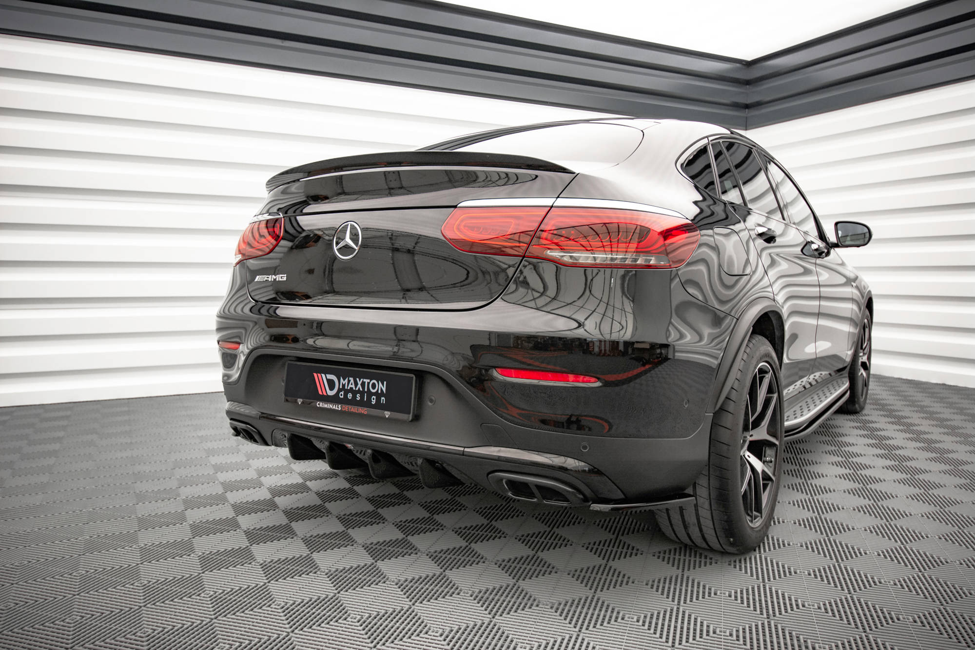 Taka sivusplitterit Mercedes-Benz GLC Coupe AMG-Line C253 Facelift, Maxton-2