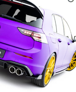 Taka sivusplitterit (V6) + Levikelipat Volkswagen Golf R Mk8 Facelift, Maxton