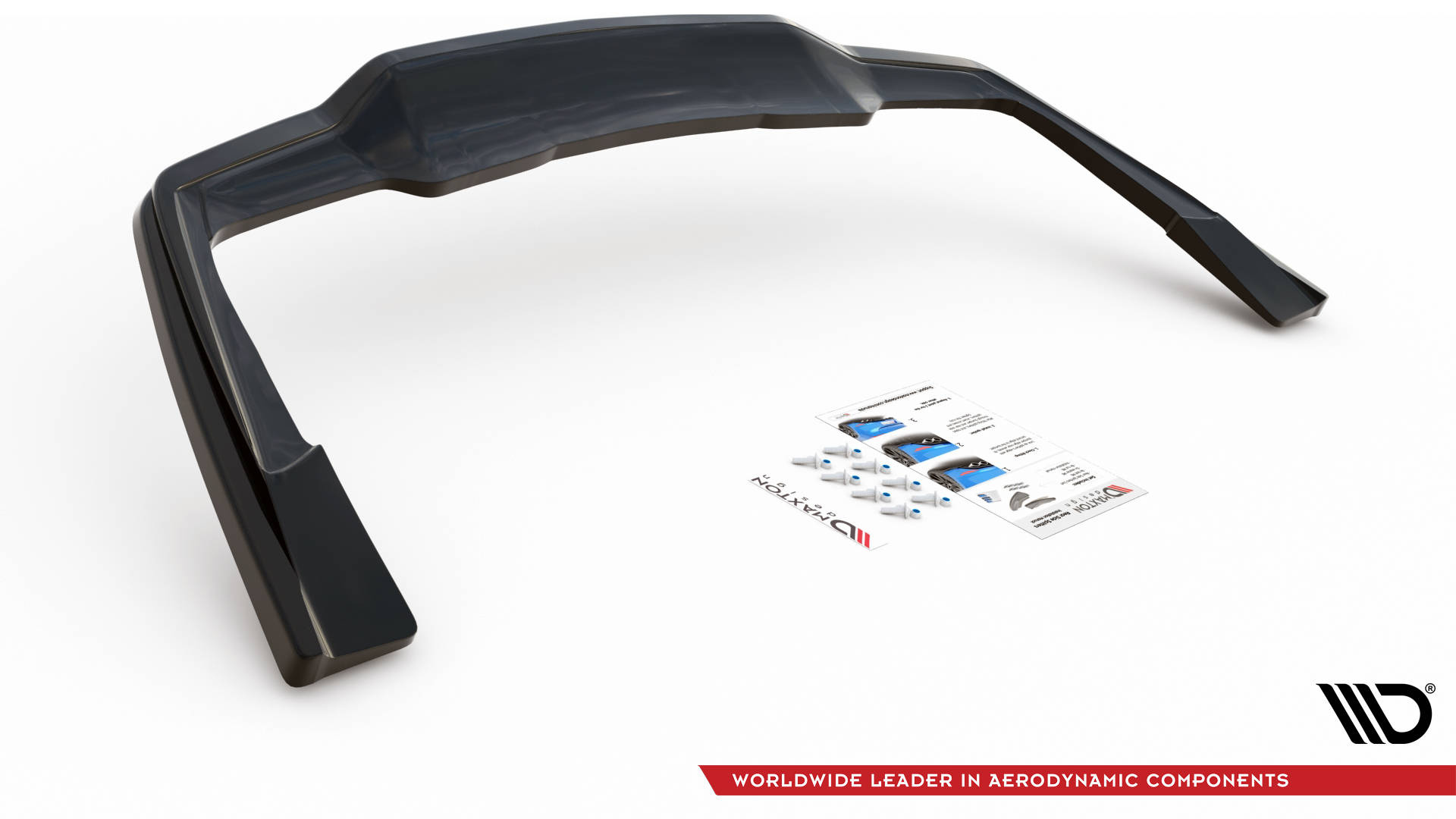 Takasplitteri (w/ v. bars) Mercedes-AMG C 63AMG Coupe AMG Aero Pack C205 Facelift, Maxton-4