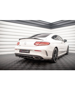 Takasplitteri (w/ v. bars) Mercedes-Benz C Coupe AMG-Line C205 Facelift, Maxton