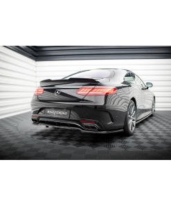 Takasplitteri (w/ v. bars) Mercedes-Benz S Coupe AMG-Line C217 Facelift, Maxton