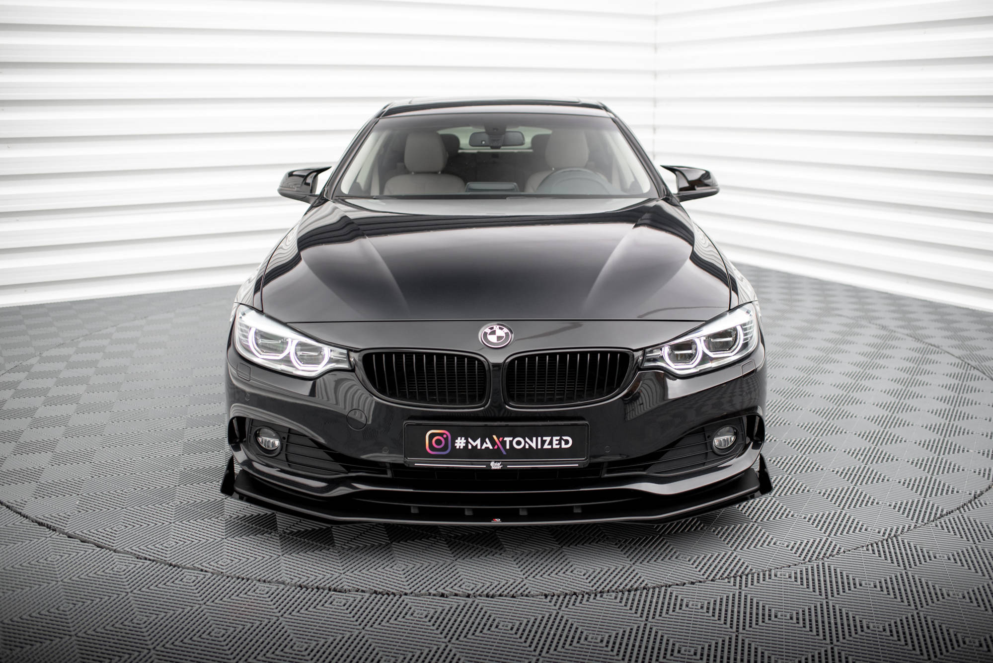 Street Pro Etusplitteri + Flaps BMW 4 Gran Coupe F36, Maxton