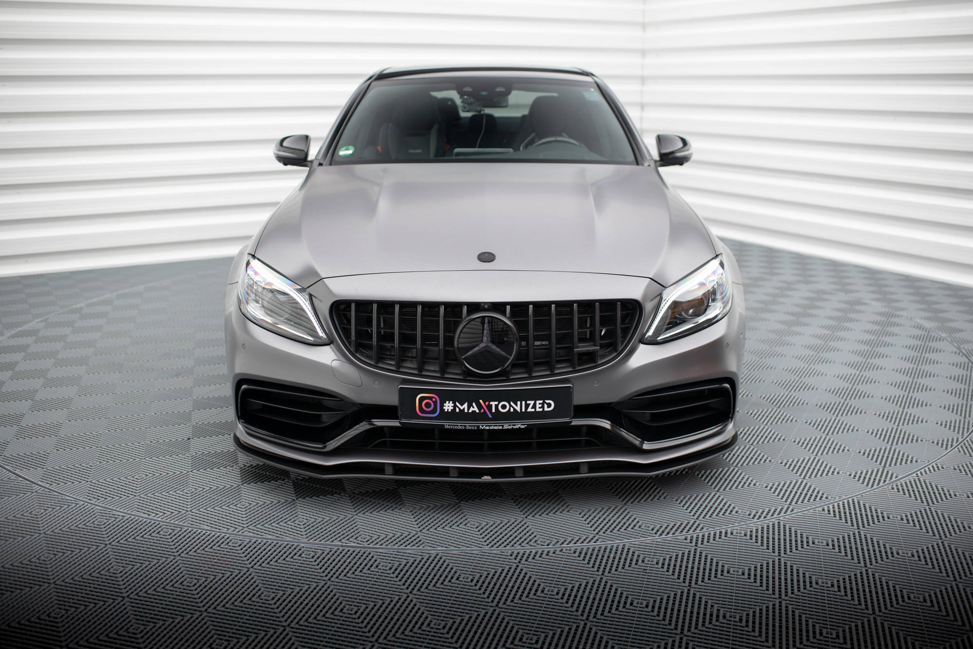 S-Pro Etusplitteri Mercedes-AMG C63 Sedan / Estate W205 Facelift, Maxton-2