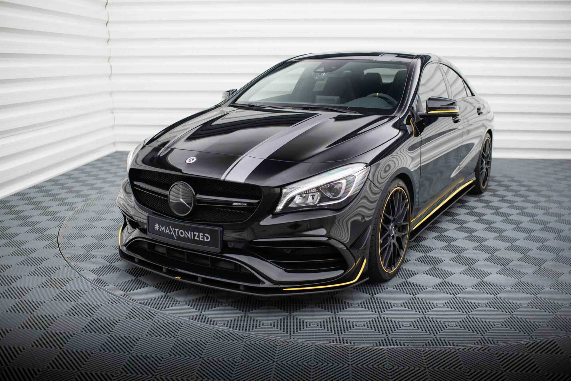 S-Pro Etusplitteri Mercedes-AMG CLA 45 Aero C117 Facelift, Maxton-3