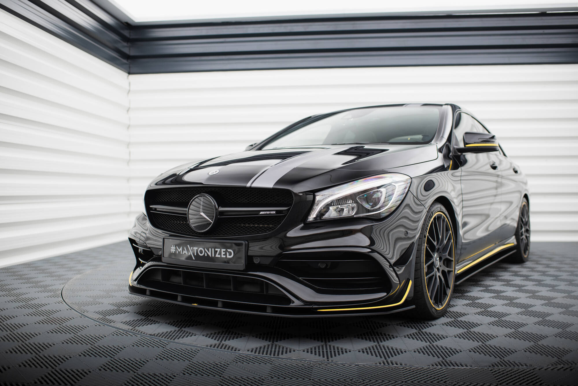 S-Pro Etusplitteri Mercedes-AMG CLA 45 Aero C117 Facelift, Maxton
