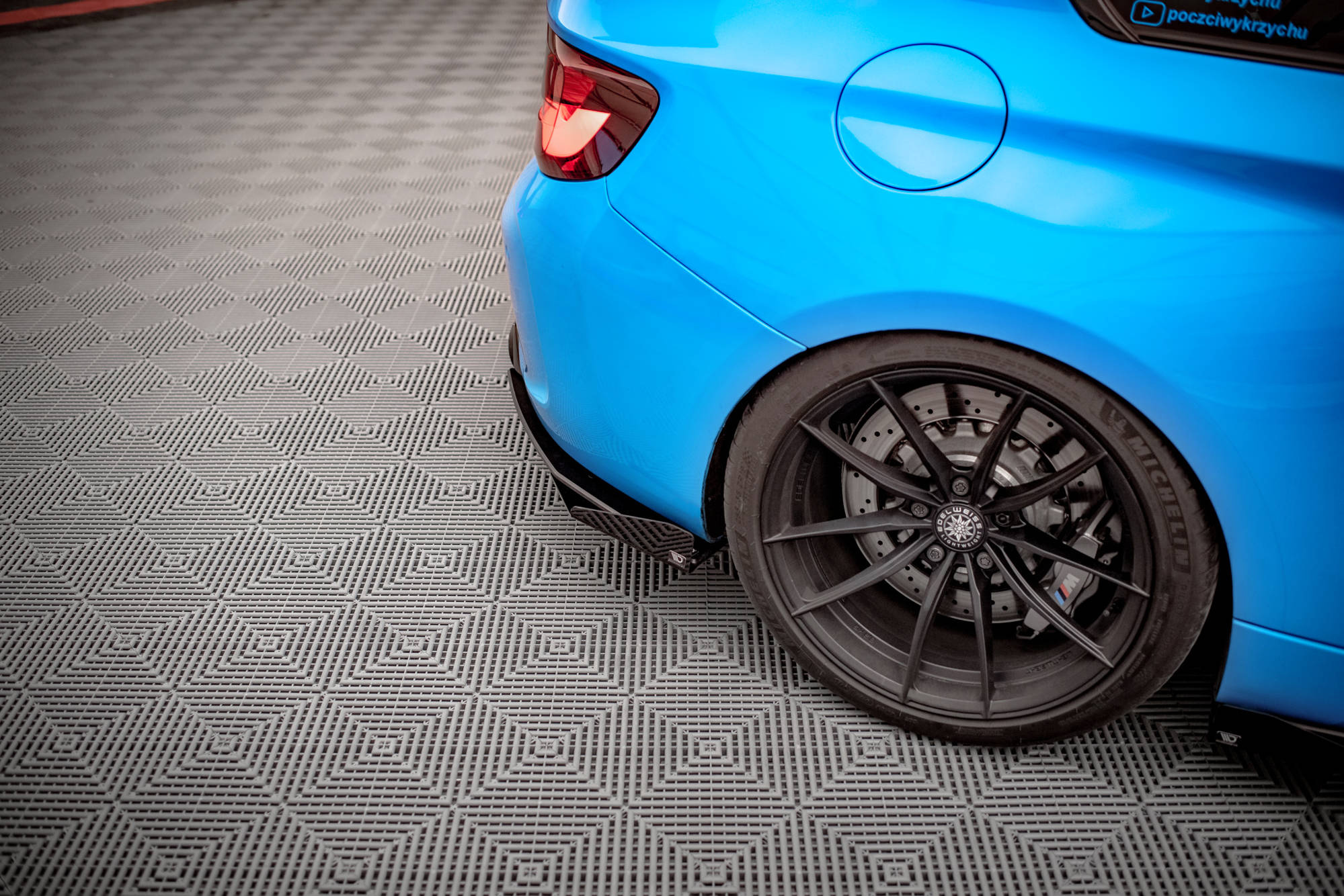 Street Pro Takasplitterit + Flaps BMW M2 F87, Maxton-3