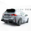 Street Pro Takasplitterit (V2) + Flaps BMW M135i F70, Maxton-4