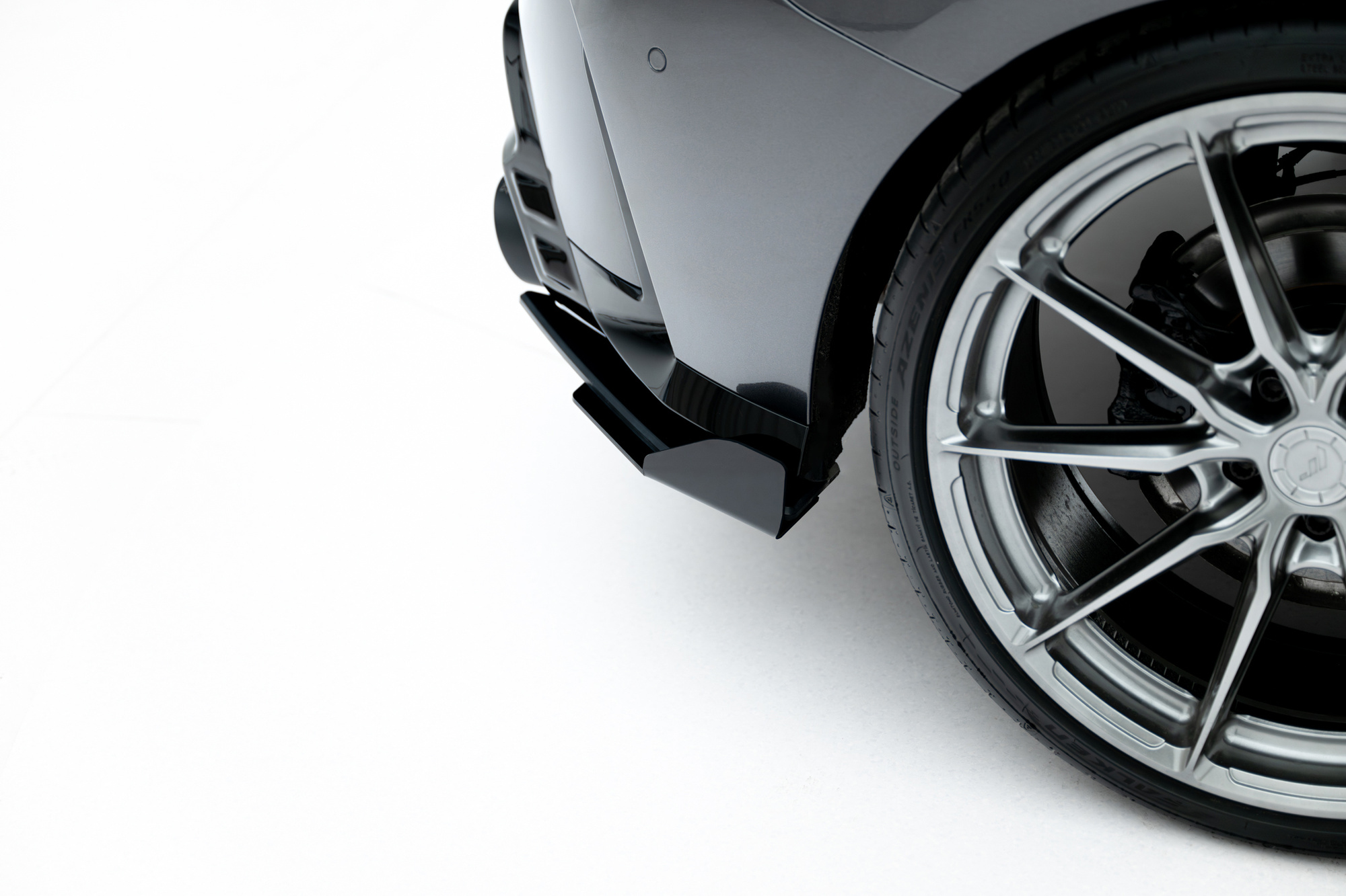 Street Pro Takasplitterit (V2) + Flaps BMW M135i F70, Maxton-5