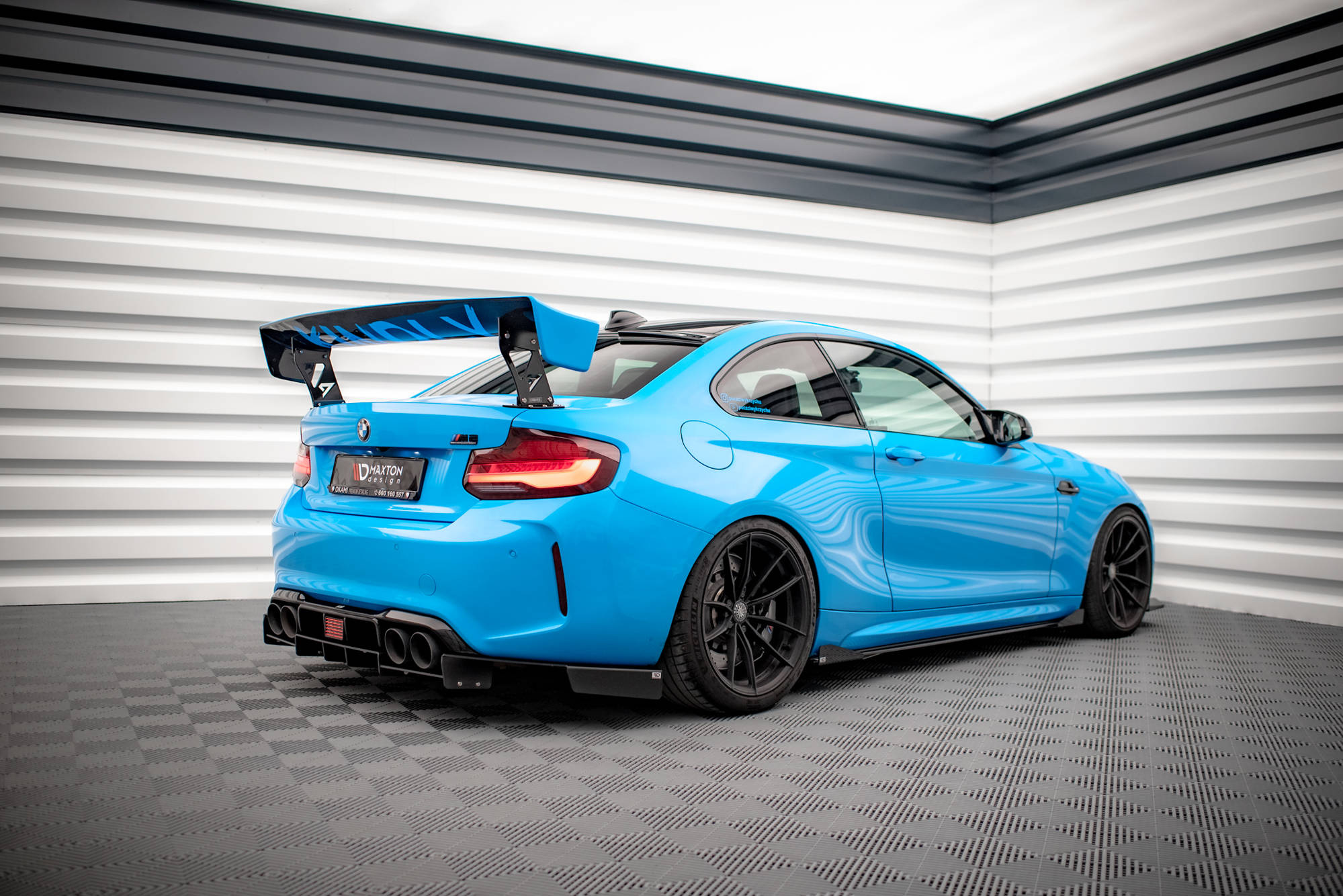 Street Pro Sivuhelmat + Flaps BMW M2 F87, Maxton-3