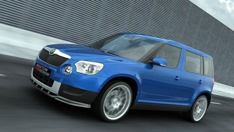 Etusplitteri SKODA YETI, Maxton