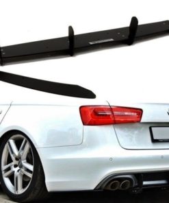 Takadiffuusori & Takapuskurin sivulipat Audi A6 S-Line C7 (exhaust 1x2)