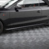 Street Pro Sivuhelman siivekkeet + lipat Audi A5 / A5 S-Line / S5 Coupe / Cabrio 8T / 8T Facelift-2